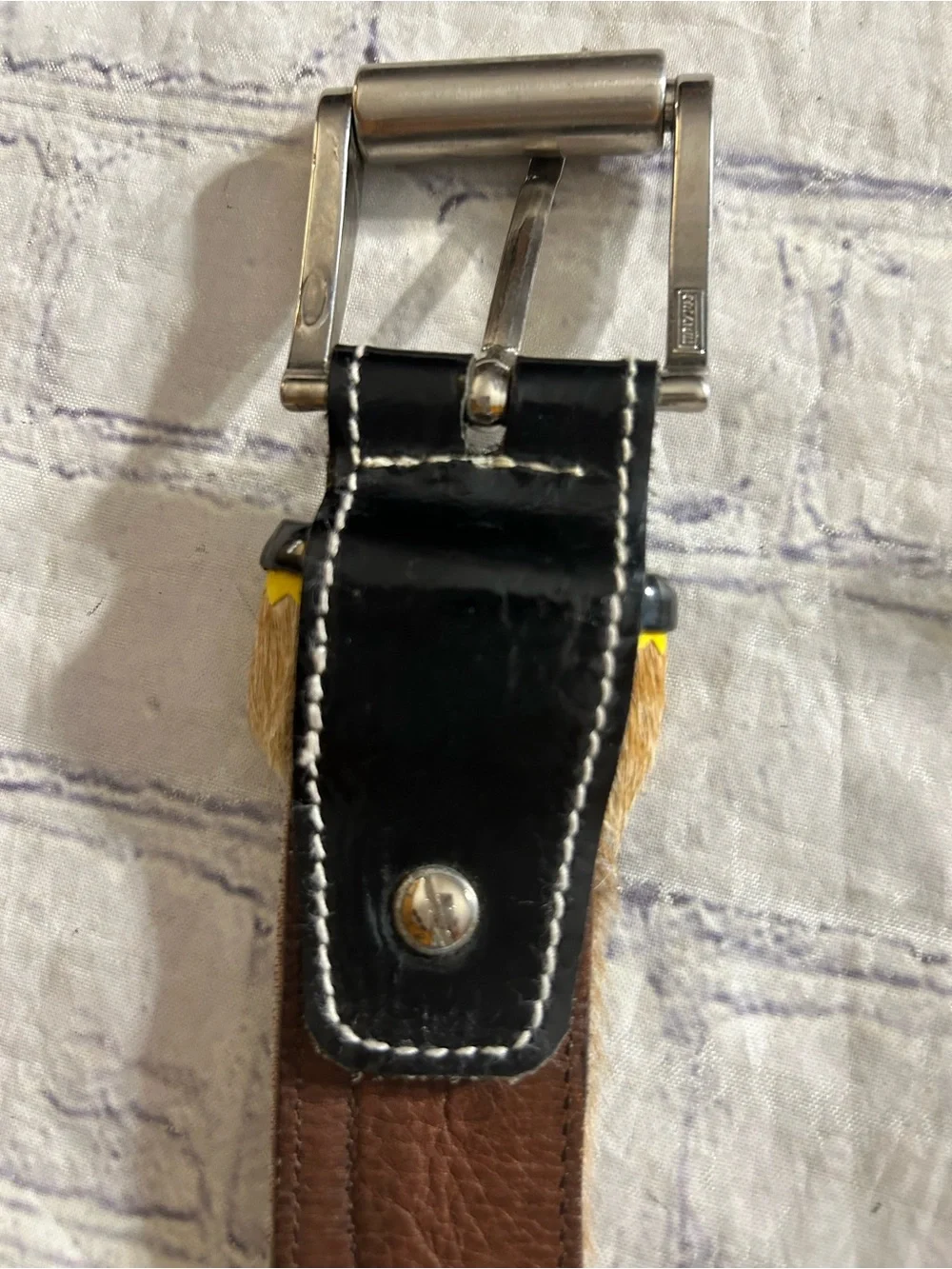 CARRIEL HANDMADE WESTERN COWHIDE HAIR & MULTI VIBRANT COLORS LEATHER UNISEX BELT